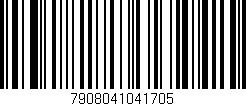 Código de barras (EAN, GTIN, SKU, ISBN): '7908041041705'
