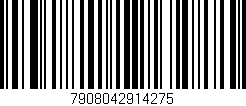 Código de barras (EAN, GTIN, SKU, ISBN): '7908042914275'