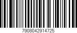 Código de barras (EAN, GTIN, SKU, ISBN): '7908042914725'