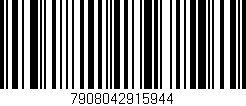 Código de barras (EAN, GTIN, SKU, ISBN): '7908042915944'