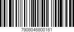 Código de barras (EAN, GTIN, SKU, ISBN): '7908046800161'