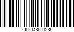 Código de barras (EAN, GTIN, SKU, ISBN): '7908046800369'