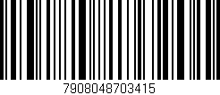Código de barras (EAN, GTIN, SKU, ISBN): '7908048703415'