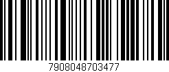 Código de barras (EAN, GTIN, SKU, ISBN): '7908048703477'