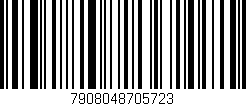Código de barras (EAN, GTIN, SKU, ISBN): '7908048705723'