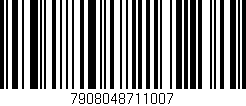 Código de barras (EAN, GTIN, SKU, ISBN): '7908048711007'