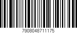 Código de barras (EAN, GTIN, SKU, ISBN): '7908048711175'