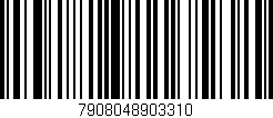 Código de barras (EAN, GTIN, SKU, ISBN): '7908048903310'