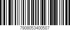 Código de barras (EAN, GTIN, SKU, ISBN): '7908053400507'