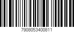 Código de barras (EAN, GTIN, SKU, ISBN): '7908053400811'