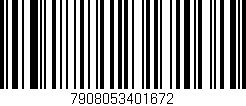 Código de barras (EAN, GTIN, SKU, ISBN): '7908053401672'