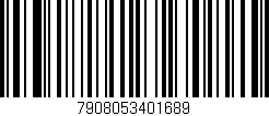 Código de barras (EAN, GTIN, SKU, ISBN): '7908053401689'