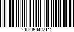Código de barras (EAN, GTIN, SKU, ISBN): '7908053402112'