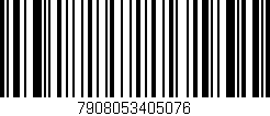 Código de barras (EAN, GTIN, SKU, ISBN): '7908053405076'