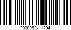 Código de barras (EAN, GTIN, SKU, ISBN): '7908053411794'