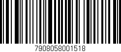 Código de barras (EAN, GTIN, SKU, ISBN): '7908058001518'