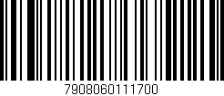Código de barras (EAN, GTIN, SKU, ISBN): '7908060111700'