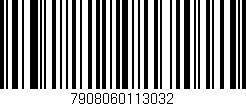 Código de barras (EAN, GTIN, SKU, ISBN): '7908060113032'