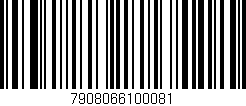Código de barras (EAN, GTIN, SKU, ISBN): '7908066100081'