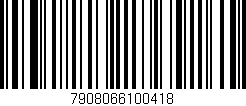 Código de barras (EAN, GTIN, SKU, ISBN): '7908066100418'
