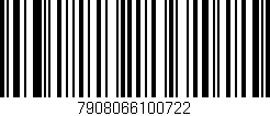 Código de barras (EAN, GTIN, SKU, ISBN): '7908066100722'