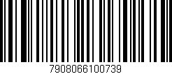 Código de barras (EAN, GTIN, SKU, ISBN): '7908066100739'