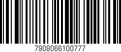Código de barras (EAN, GTIN, SKU, ISBN): '7908066100777'
