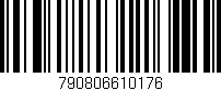 Código de barras (EAN, GTIN, SKU, ISBN): '790806610176'