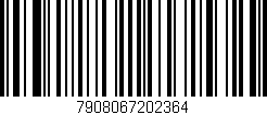 Código de barras (EAN, GTIN, SKU, ISBN): '7908067202364'