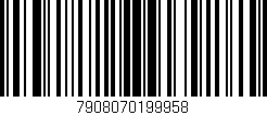 Código de barras (EAN, GTIN, SKU, ISBN): '7908070199958'
