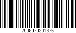 Código de barras (EAN, GTIN, SKU, ISBN): '7908070301375'