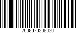 Código de barras (EAN, GTIN, SKU, ISBN): '7908070308039'