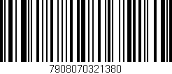 Código de barras (EAN, GTIN, SKU, ISBN): '7908070321380'
