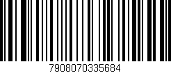 Código de barras (EAN, GTIN, SKU, ISBN): '7908070335684'