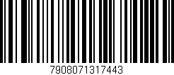 Código de barras (EAN, GTIN, SKU, ISBN): '7908071317443'