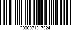 Código de barras (EAN, GTIN, SKU, ISBN): '7908071317924'