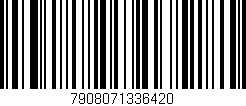 Código de barras (EAN, GTIN, SKU, ISBN): '7908071336420'