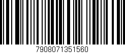 Código de barras (EAN, GTIN, SKU, ISBN): '7908071351560'