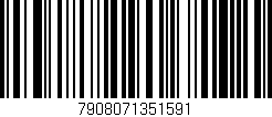 Código de barras (EAN, GTIN, SKU, ISBN): '7908071351591'