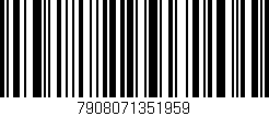 Código de barras (EAN, GTIN, SKU, ISBN): '7908071351959'