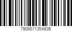 Código de barras (EAN, GTIN, SKU, ISBN): '7908071354936'