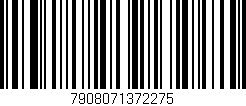 Código de barras (EAN, GTIN, SKU, ISBN): '7908071372275'