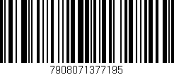 Código de barras (EAN, GTIN, SKU, ISBN): '7908071377195'