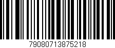 Código de barras (EAN, GTIN, SKU, ISBN): '79080713875218'