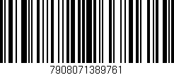 Código de barras (EAN, GTIN, SKU, ISBN): '7908071389761'