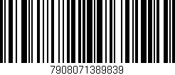 Código de barras (EAN, GTIN, SKU, ISBN): '7908071389839'