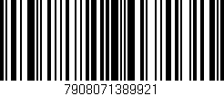 Código de barras (EAN, GTIN, SKU, ISBN): '7908071389921'