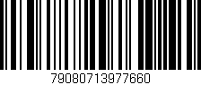 Código de barras (EAN, GTIN, SKU, ISBN): '79080713977660'