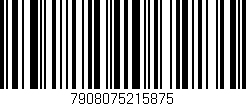 Código de barras (EAN, GTIN, SKU, ISBN): '7908075215875'