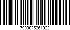 Código de barras (EAN, GTIN, SKU, ISBN): '7908075261322'